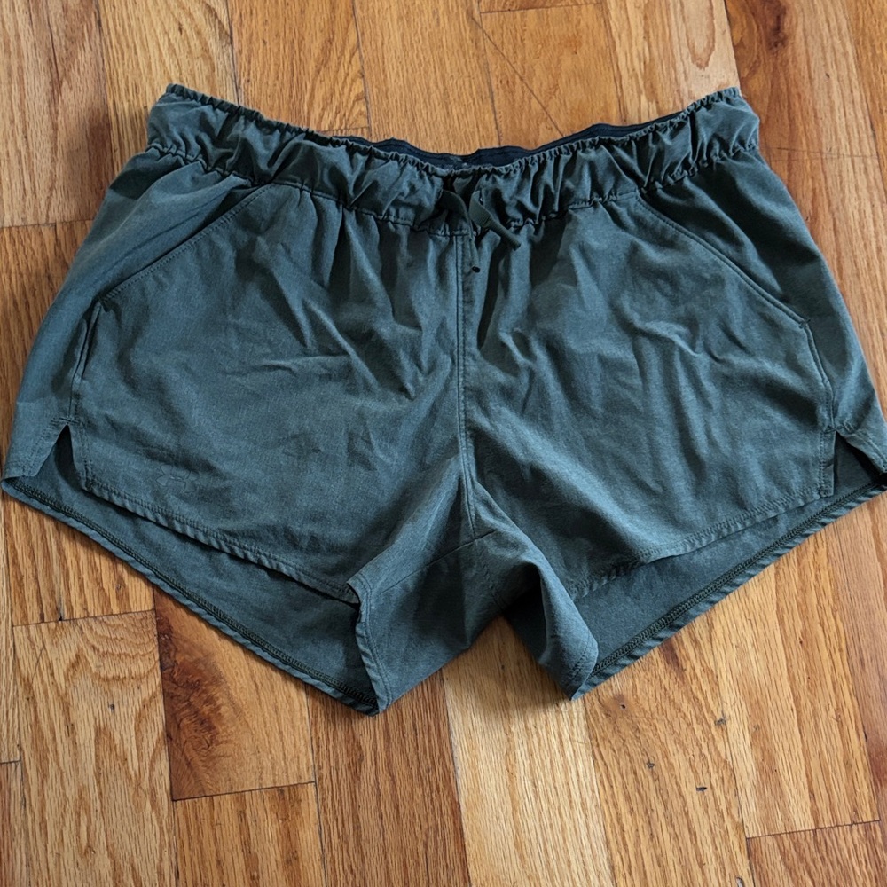 Under Armour Dark Green Women's Athletic Shorts